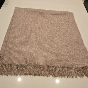 Cozy Tan Throw Blanket